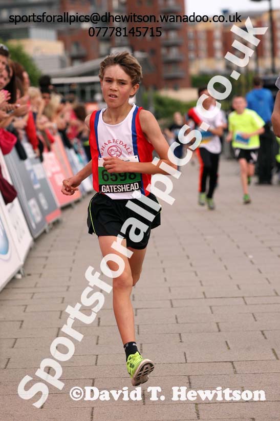 Boys Junior Great  North Run, Newcastle/Gateshead. Photo: David T. Hewitson/Sports for All Pics